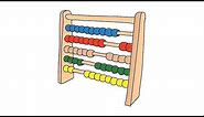 How to Draw a Abacus step by step |Easy Drawing Tutorial