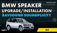 BMW Speaker Upgrade/Installation | BMW X5 | BAVSOUND Soundplicity CD Changer Removal & DSP | Part 1