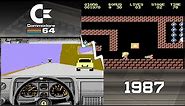 Top 50 Commodore 64 (C64) games of 1987 - in under 10 minutes