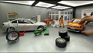 DIY Building a Miniature GoMechanic Garage Workshop for Scale model cars