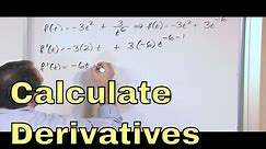 02 - Learn to Calculate Basic Derivatives in Calculus, Part 2