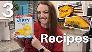 3 EASY JIFFY RECIPES | SIMPLE & TASTY JIFFY CORN MUFFIN MIX RECIPES