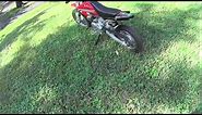 Baja 70cc Dirt Bike Review, Ride on, Wheelies, and Top speed DR70 (1080p HD)