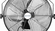 5400 CFM 20 in. Outdoor Wall Mount Fan, 3-Speed Waterproof Wall Fan Industrial Grade High Velocity Outdoor Fans for Patio, Commercial, Garage, and Gazebo Use- UL Listed Black