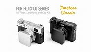 NiSi UV Filter, Lens Hood and Cap Kit for FUJIFILM X100 Series