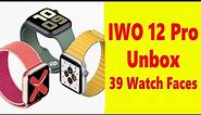 IWO 12 PRO Smartwatch Unbox-2020 Latest & Best Apple watch Series 5 copy?40/44mm Size/Waterproof