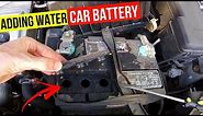 How To Correctly Add Water to Car Battery -Jonny DIY