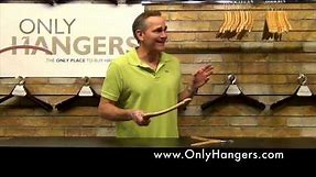 Flat vs. Contoured Wooden Hangers