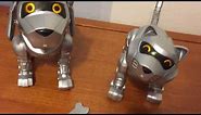 Duo: Tekno The Robotic Puppy Dog with Bone AND Tekno Robotic Kitty Manley Toy