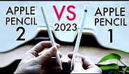 Apple Pencil 1 Vs Apple Pencil 2 In 2023! (Comparison) (Review)
