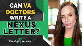 Can VA Doctors Write a Nexus Letter?
