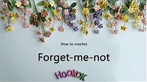 How to Crochet Forget- me- not