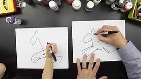 How To Draw A Unicorn (a cute and cuddly one)
