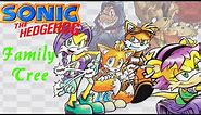 Tails With His Family And Children - The Complete Sonic Family Tree