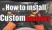 How to install custom boombox mod? (outdated) #lethalcompany