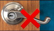 Install a new Schlage lever handle the right way!