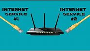How To Connect 2 Internet Services Into 1 Fast One