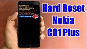 Hard Reset Nokia C01 Plus | Factory Reset Remove Pattern/Lock/Password (How to Guide)