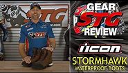 Icon Stormhawk Waterproof Boots REVIEW | Sportbike Track Gear