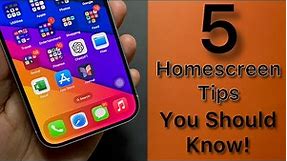 iOS 17❤️ Home screen tips to improve your experience!💯🔥