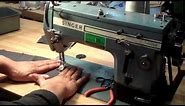 Singer 20U Industrial Sewing Machine Tutorial