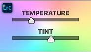 The Difference Between Temperature And Tint In Lightroom Classic #2MinuteTutorial