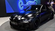 All-Black BMW M3 Touring With Matte Paint Poses For The Camera