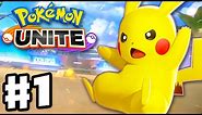 Pokemon Unite - Gameplay Walkthrough Part 1 - Intro and Standard Unite Battles! (Nintendo Switch)