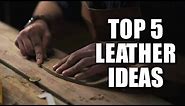 TOP 5 DIY Leather Craft Ideas 2021 | NewMan DIY