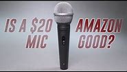 AmazonBasics Dynamic Vocal Microphone Cardioid Review / Test