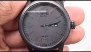 Citizen Eco-drive Black Out watch review