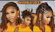 INVISIBLE LOCS TUTORIAL | EASY METHOD | PROTECTIVE STYLE | CHEV B.