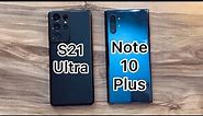 Samsung Galaxy S21 Ultra vs Samsung Galaxy Note 10 Plus