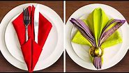 31 FESTIVE NAPKIN FOLD IDEAS