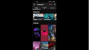ZEDGE (by Zedge) - free online wallpapers and ringtones app for Android and iOS.