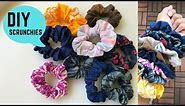 DIY Scrunchies | DIY Ruffle Hair Bands with old clothes | How to make Scrunchies