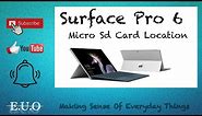 Microsoft Surface Pro 6 Micro Sd Card Location