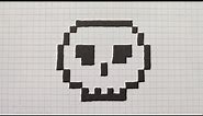 How to Draw Skull - Pixel Art