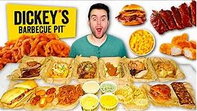 Trying Dickey's Barbecue Pit MENU for the FIRST TIME!