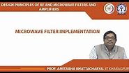 Microwave Filter implementation
