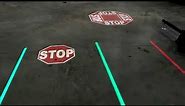 Toptree Virtual Laser Walkway & Projected Safety Signs