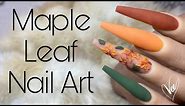 How to: 3D Maple Leaf Nail Art | Fall Nail Tutorial | Notpolish