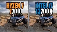 Ryzen 7 7700 vs i7-13700K: Performance Showdown