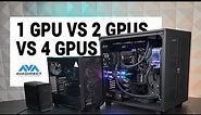 AVARigs | Are Multiple GPUs worth it? | 1 4090 vs 2 4090s vs 4 4090s | 4X RTX 4090 Workstation PC