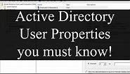 Introduction to Active Directory (AD) User Account Profiles | Windows Server 2022 / Server 2019