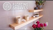 How Make Modern Floating Shelves