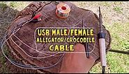 How to Make a Usb to Alligator Test Cable