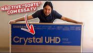 A Saga da TV Samsung Crystal UHD 4K 58 Polegadas | VLOG EP.40