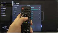 How to Change Picture Settings on PANASONIC TV TX-40FS500 40-inch Smart TV - Set Display Mode on TV