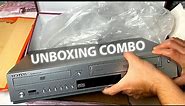Unboxing DVD/VCR Combo 2 in 1 version. Samsung DVD-V6500